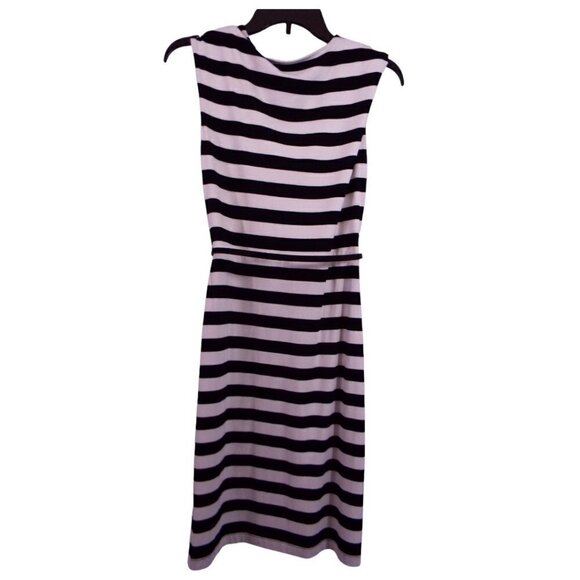 Calvin Klein Women's Wrap Front V-Neck Belted Waist Cap Sleeve Dress - Size 4 - Picture 15 of 16